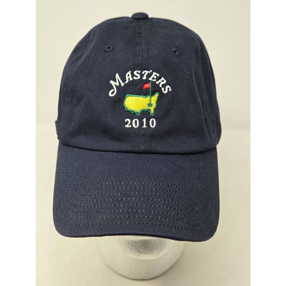 MASTERS GOLF 2010 HAT AUGUSTA NATIONAL NAVY BLUE AMERICAN NEEDLE STRAP CAP